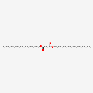 molecular formula C36H70O4 B12711361 Dicetyl succinate CAS No. 4219-53-8