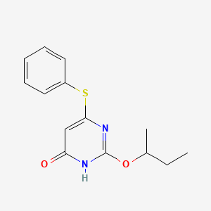 2-sec-Butoxy-6-phenylsulfanyl-3H-pyrimidin-4-one