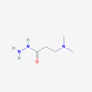 molecular formula C5H13N3O B1271146 3-(二甲氨基)丙烷酰肼 CAS No. 22636-79-9