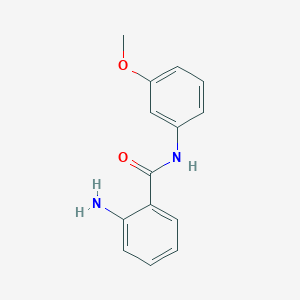 molecular formula C14H14N2O2 B1271147 2-amino-N-(3-methoxyphenyl)benzamide CAS No. 74699-52-8