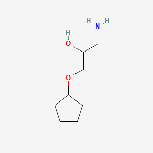 1-Cyclopentyloxy-3-amino-2-propanol