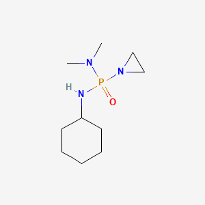 P-1-Aziridinyl-N'-cyclohexyl-N,N-dimethylphosphonic diamide