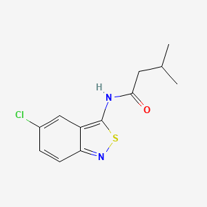 N-(5-Chloro-2,1-benzisothiazol-3-yl)-3-methylbutanamide