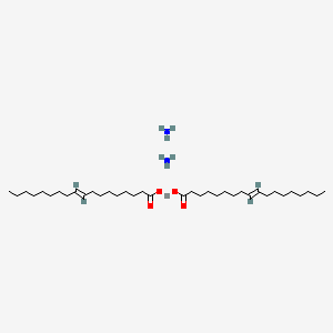 molecular formula C36H72N2O4Zn B12711552 Zinc ammonium oleate CAS No. 68928-32-5