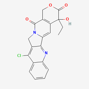 molecular formula C20H15ClN2O4 B12711568 7-Chlorocamptothecin CAS No. 41646-05-3