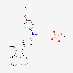 2-(4-((4-Ethoxyphenyl)methylamino)phenyl)-1-ethylbenz(cd)indolium methyl sulphate