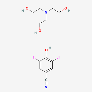 molecular formula C13H18I2N2O4 B12711638 Einecs 236-919-0 CAS No. 13547-30-3