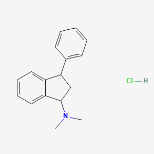 molecular formula C17H20ClN B12711673 Dimefadane hydrochloride CAS No. 108975-84-4