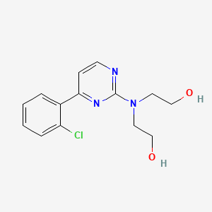 2,2'-((4-(2-Chlorophenyl)-2-pyrimidinyl)imino)bisethanol