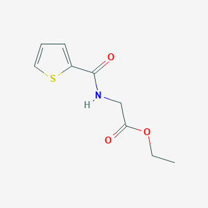 molecular formula C9H11NO3S B1271177 2-(噻吩-2-甲酰胺基)乙酸乙酯 CAS No. 39978-25-1