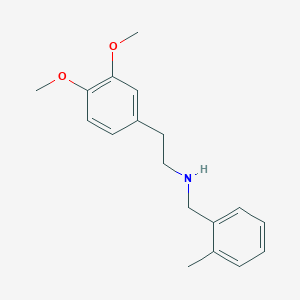 molecular formula C18H23NO2 B1271178 2-(3,4-二甲氧基苯基)-N-(2-甲基苄基)乙胺 CAS No. 356093-47-5