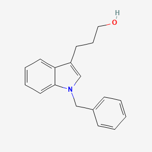 molecular formula C18H19NO B1271217 3-(1-苄基-1H-吲哚-3-基)丙醇 CAS No. 29957-93-5