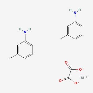 Nickel, (ethanedioato(2-)-O,O')bis(3-methylbenzenamine)-