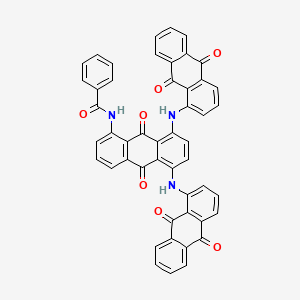 N-(5,8-Bis((9,10-dihydro-9,10-dioxo-1-anthryl)amino)-9,10-dihydro-9,10-dioxo-1-anthryl)benzamide