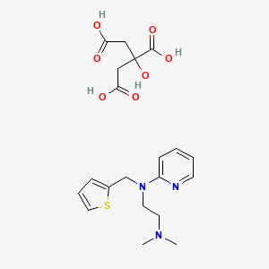 N,N-Dimethyl-N'-2-pyridyl-N'-(2-thienylmethyl)ethylenediamine 2-hydroxy-1,2,3-propanetricarboxylate