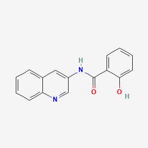 Benzamide, 2-hydroxy-N-3-quinolinyl-