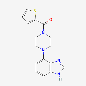 Piperazine, 1-(1H-benzimidazol-4-yl)-4-(2-thienylcarbonyl)-