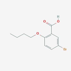 molecular formula C11H13BrO3 B1271243 5-溴-2-丁氧基苯甲酸 CAS No. 60783-92-8