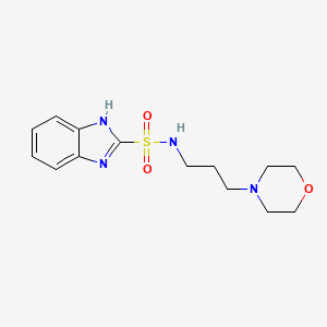 1H-Benzimidazole-2-sulfonamide, N-(3-(4-morpholinyl)propyl)-