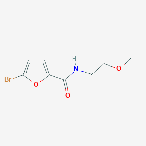 molecular formula C8H10BrNO3 B1271250 5-bromo-N-(2-methoxyethyl)furan-2-carboxamide CAS No. 545427-40-5