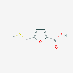 molecular formula C7H8O3S B1271253 5-[(甲硫基)甲基]-2-呋喃甲酸 CAS No. 94084-70-5