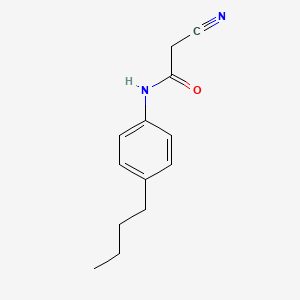 molecular formula C13H16N2O B1271299 N-(4-丁基苯基)-2-氰基乙酰胺 CAS No. 54153-20-7