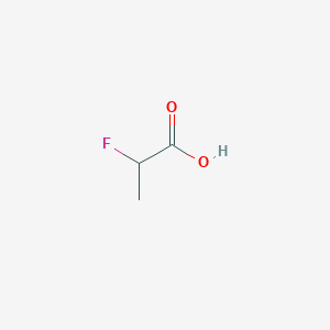 molecular formula C3H5FO2 B127133 2-氟丙酸 CAS No. 6087-13-4