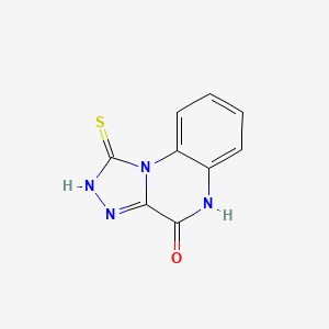 B1271370 1-mercapto[1,2,4]triazolo[4,3-a]quinoxalin-4(5H)-one CAS No. 540760-27-8