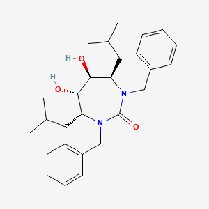 (4R-(4alpha,5alpha,6beta,7beta))-Hexahydro-5,6-dihydroxy-4,7-bis(2-methylpropyl)-2H-1,3-diazepin-2-one