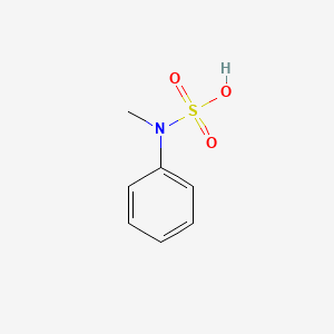 molecular formula C7H9NO3S B12713838 Methylphenylsulfamic acid CAS No. 45988-18-9