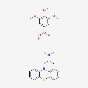 molecular formula C27H32N2O5S B12713906 Einecs 222-443-0 CAS No. 3473-64-1