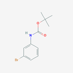 molecular formula C11H14BrNO2 B1271406 叔丁基N-(3-溴苯基)氨基甲酸酯 CAS No. 25216-74-4