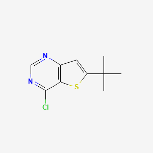 B1271407 6-tert-Butyl-4-chlorothieno[3,2-d]pyrimidine CAS No. 439693-52-4