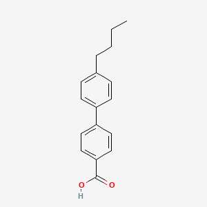 molecular formula C17H18O2 B1271408 4'-丁基-[1,1'-联苯]-4-羧酸 CAS No. 59662-46-3