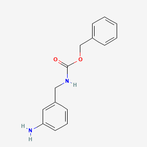 molecular formula C15H16N2O2 B1271412 苄基 3-氨基苄基氨基甲酸酯 CAS No. 374554-26-4