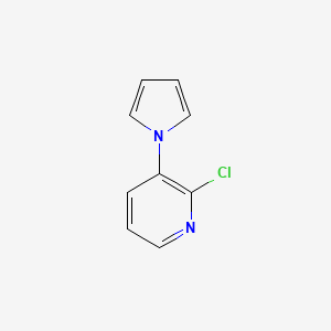 molecular formula C9H7ClN2 B1271420 2-Chloro-3-pyrrol-1-ylpyridine CAS No. 70291-26-8