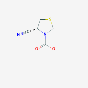 B1271422 (R)-4-Cyano-thiazolidine-3-carboxylic acid tert-butyl ester CAS No. 391248-15-0