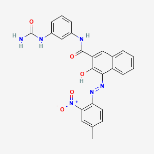 N-[3-[(Aminocarbonyl)amino]phenyl]-3-hydroxy-4-[(4-methyl-2-nitrophenyl)azo]naphthalene-2-carboxamide