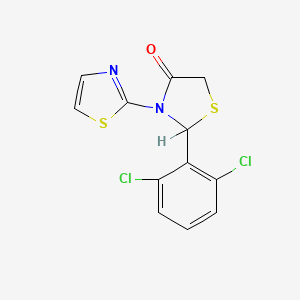 2-(2,6-Dichlorophenyl)-3-(2-thiazolyl)-4-thiazolidinone