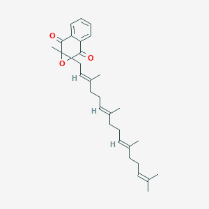 molecular formula C31H40O3 B127144 甲萘醌环氧化物 CAS No. 72908-86-2