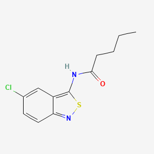 N-(5-Chloro-2,1-benzisothiazol-3-yl)pentanamide