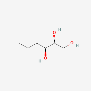 molecular formula C6H14O3 B12714436 1,2,3-Hexanetriol, (2R,3S)-rel- CAS No. 130855-55-9