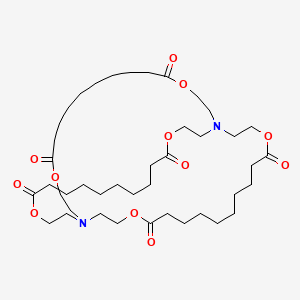 4,15,21,32,37,48-Hexaoxa-1,18-diazabicyclo(16.16.16)pentacontane-5,14,22,31,38,47-hexone