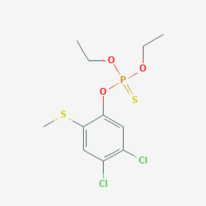 molecular formula C11H15Cl2O3PS2 B12714519 Chlorthiophos ii CAS No. 77503-29-8