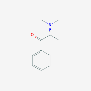 molecular formula C11H15NO B12714550 Metamfepramone, (R)- CAS No. 65528-82-7