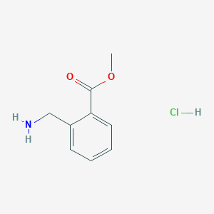 molecular formula C9H12ClNO2 B1271463 2-(氨甲基)苯甲酸甲酯盐酸盐 CAS No. 849020-92-4