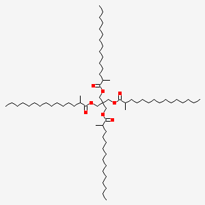 2,2-Bis(((2-methyl-1-oxopentadecyl)oxy)methyl)propane-1,3-diyl bis(2-methylpentadecanoate)