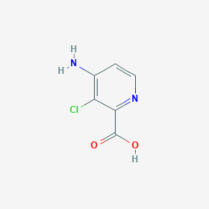 molecular formula C6H5ClN2O2 B1271473 4-氨基-3-氯吡啶-2-羧酸 CAS No. 76165-18-9