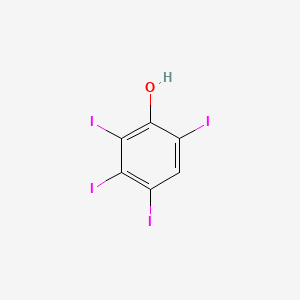 molecular formula C6H2I4O B12714782 Phenol, 2,3,4,6-tetraiodo- CAS No. 89465-94-1