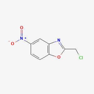 molecular formula C8H5ClN2O3 B1271481 2-(氯甲基)-5-硝基-1,3-苯并噁唑 CAS No. 119198-10-6
